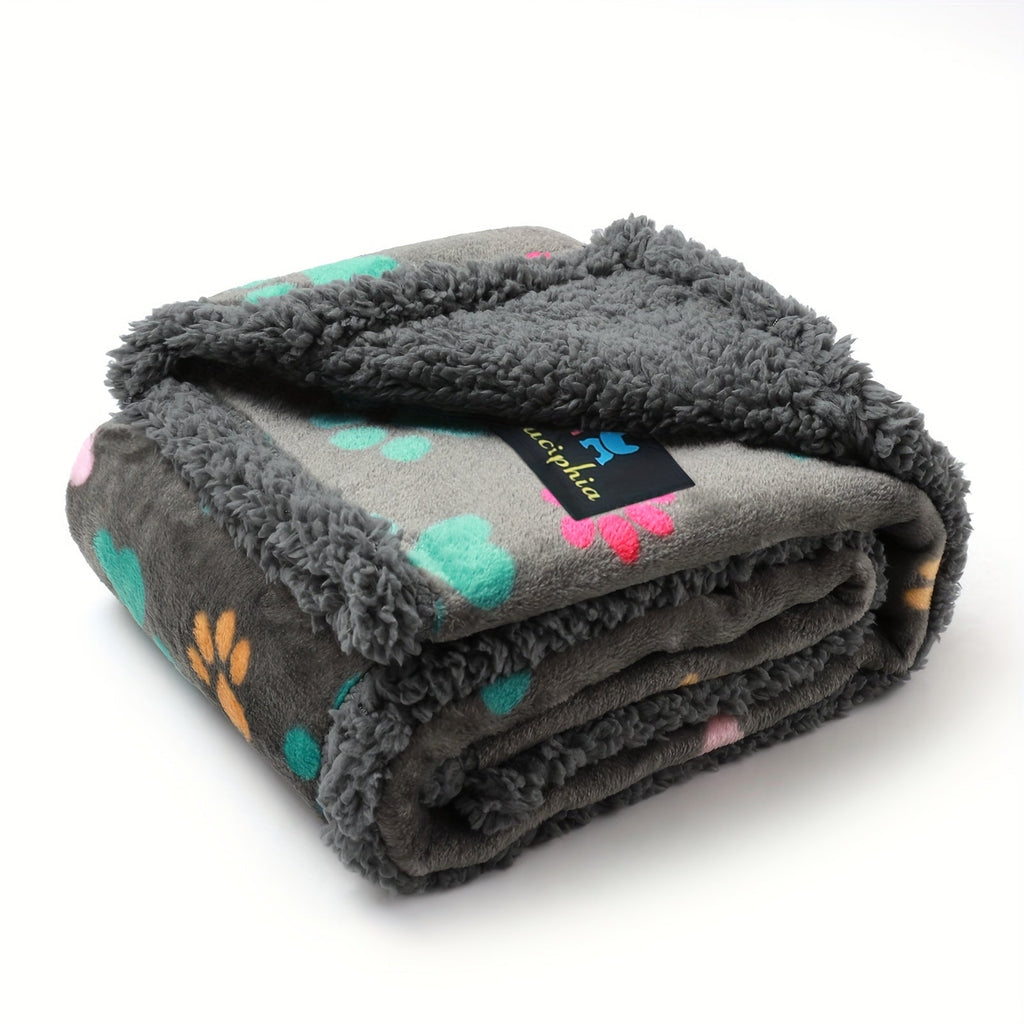 Reversible Waterproof Dog Blanket - Soft Sherpa Fleece Pet Mat for Small to Large Breeds, Tear-Resistant Couch & Sofa Protector, Machine Washable, Cat Blanket, Puppy, Furniture Protector Lootquake LLC