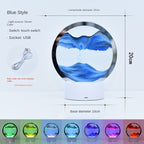 7 Colors USB Sandscape Table Lamp - SJB-DIAMOND ELITES