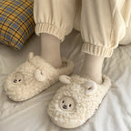 Plush Bedroom Cotton Fluffy Slippers Pi-Mart