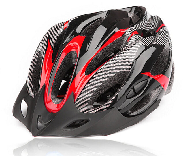 Carbon Fiber Texture Split Helmet Mountain Bike Hat Lootquake LLC