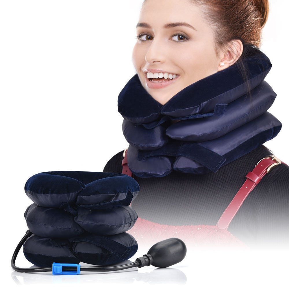 Portable Household Neck Stretching Instrument Inflatable Neck Support Pi-Mart