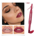 Double-headed Matte No Stain On Cup Lipstick Lip Liner Pi-Mart