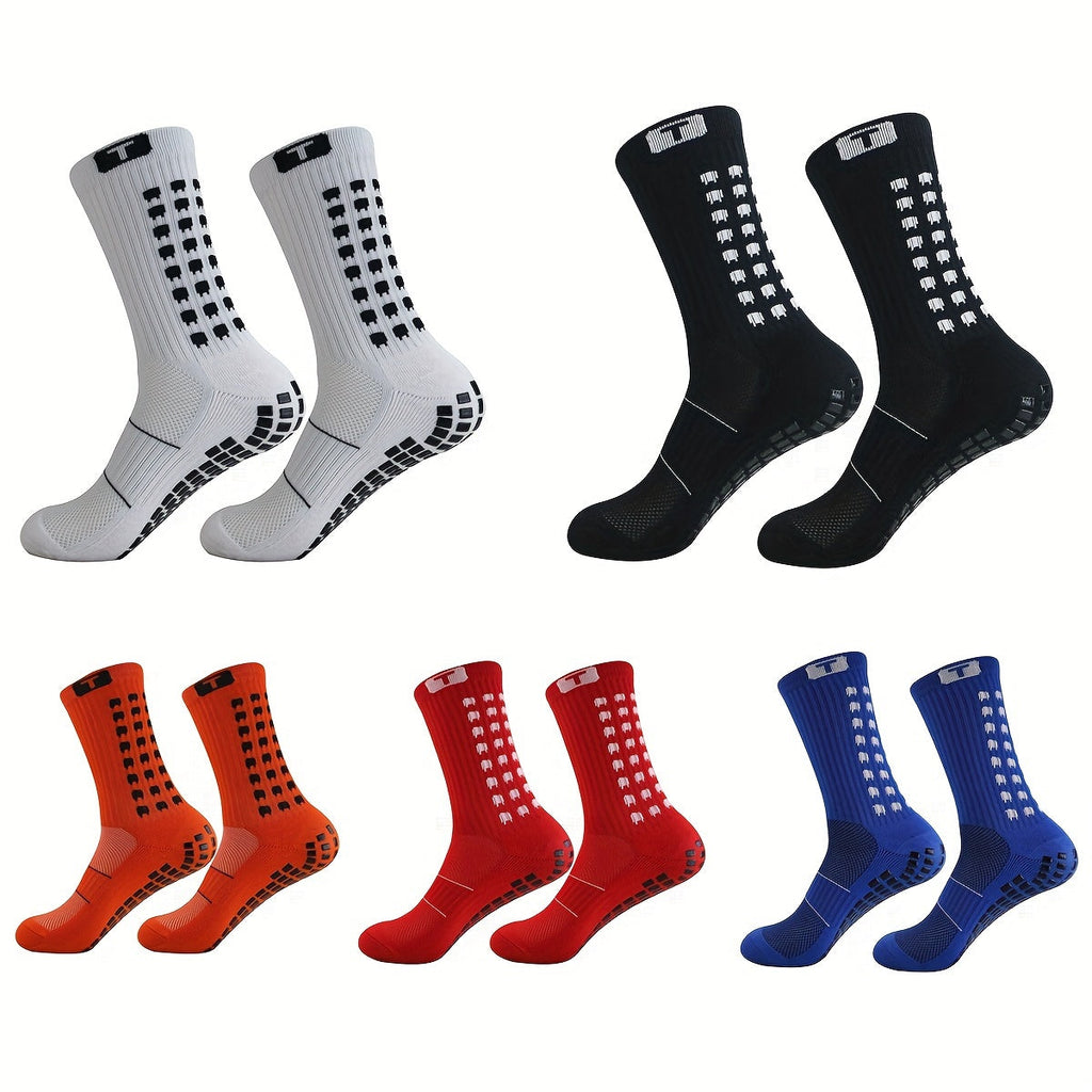 1pair Non-slip Sports Socks Football Socks Running Basketball Socks Lootquake LLC