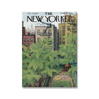 New York Magazine Cover Poster Retro Fashion City Landscape