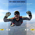 4K 30FPS 12MP Action Camera - Full HD Wifi Connected Sports Camera - Outdoor Cycling Diving HD Camera With 32G Card Lootquake LLC
