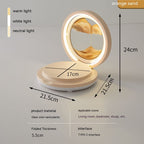 Creative Quicksand Painting Mobile Phone Charging Bluetooth Speaker Desk Lamp Pi-Mart