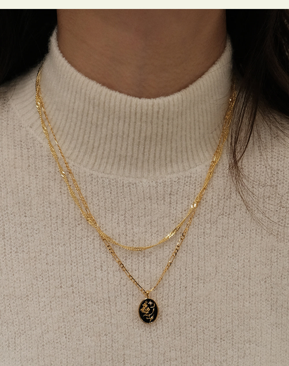 Creative Simple And Versatile Metal Necklace Pi-Mart