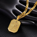 Artistic Retro Tree Of Life Relief Hip Hop Necklace