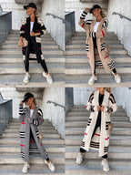 Women Stripe Sweater Casual Wear Pi-Mart