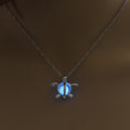 Fashion Moon Natural Glowing Stone Healing Necklace Women Gift Charm Luminous Pendant Necklace Jewelry Pi-Mart