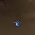Fashion Moon Natural Glowing Stone Healing Necklace Women Gift Charm Luminous Pendant Necklace Jewelry Pi-Mart