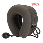 Portable traction cervical spine stretcher
