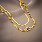 Women's European And American Style Simple Personality Premium Vintage Necklace Pi-Mart