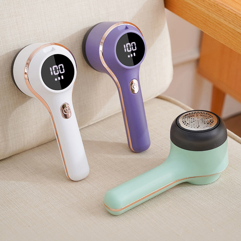 Rechargeable Digital Display Fur Ball Trimmer Pi-Mart