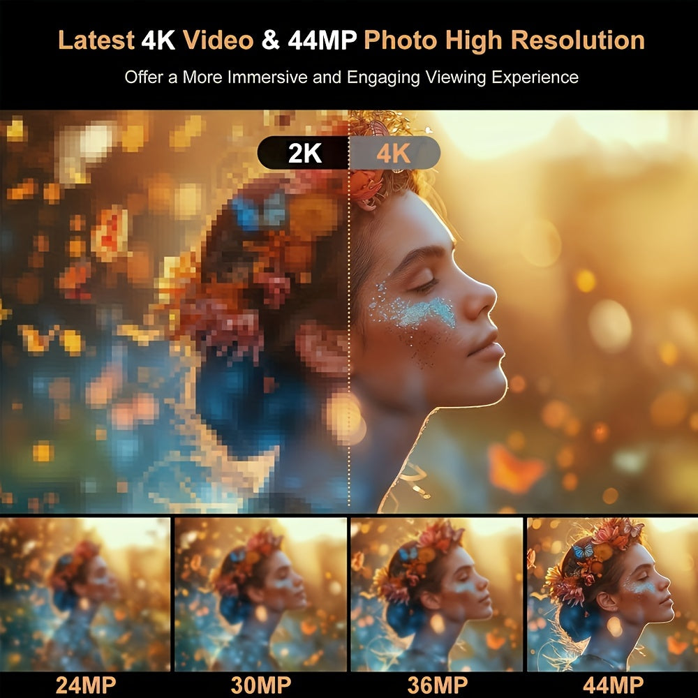 [1080P HD Digital Camera] 1080P HD Digital Camera for Vlogging | 2.4 Inch LCD Rechargeable Camera Photography Suitable for Beginners | Equipped with 32G TF Card Support Photos, Videos and Webcam Thanksgiving and New Year Gift Lootquake LLC
