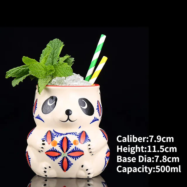Hawaii Ceramic Tiki Mugs Pi-Mart