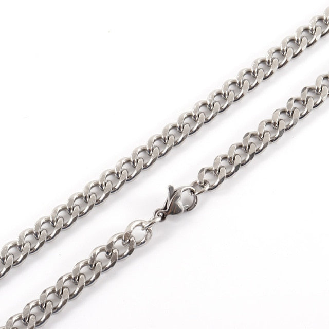 Paper Clip Chain Men Necklace Pi-Mart