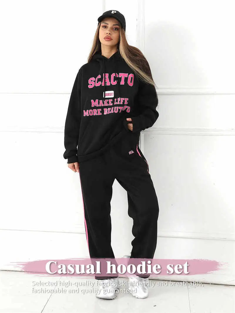 Women's Fashion Casual Printed Top Pants Set - SJB-DIAMOND ELITES