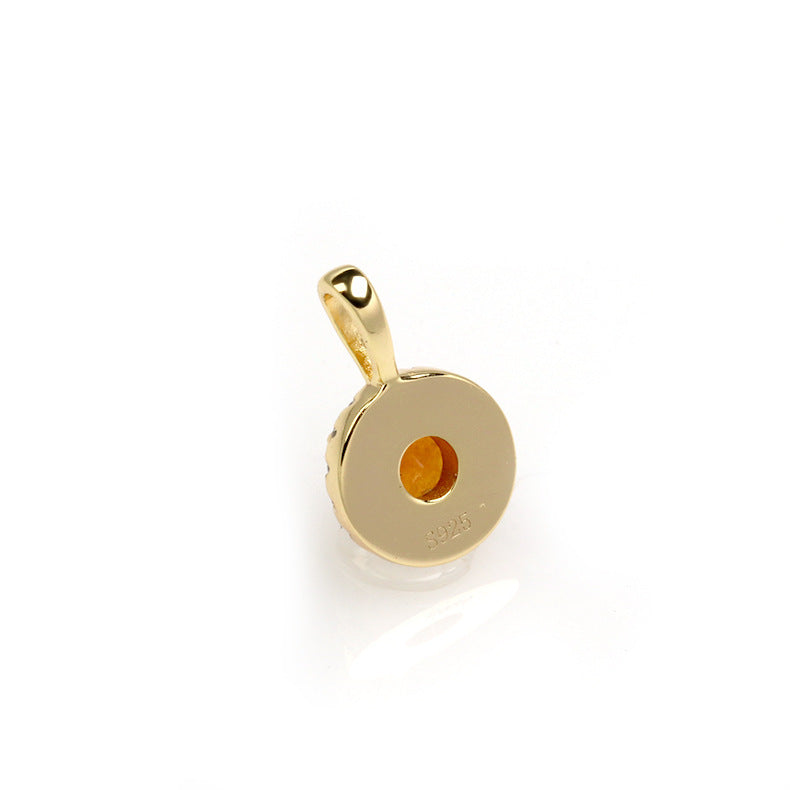 Pomegranate Zirconium Light Luxury Pendant