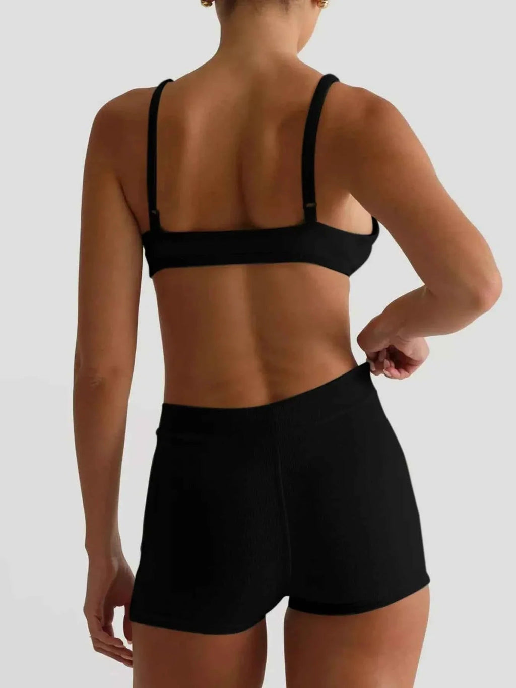 Seamless Bra and High Waist Shorts Active Set THRIXINE