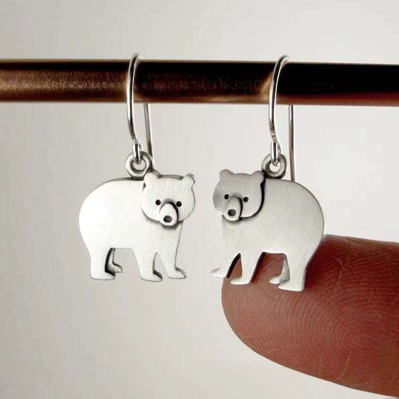 Female Versatile Retro Creative Small Animal Earrings Pi-Mart