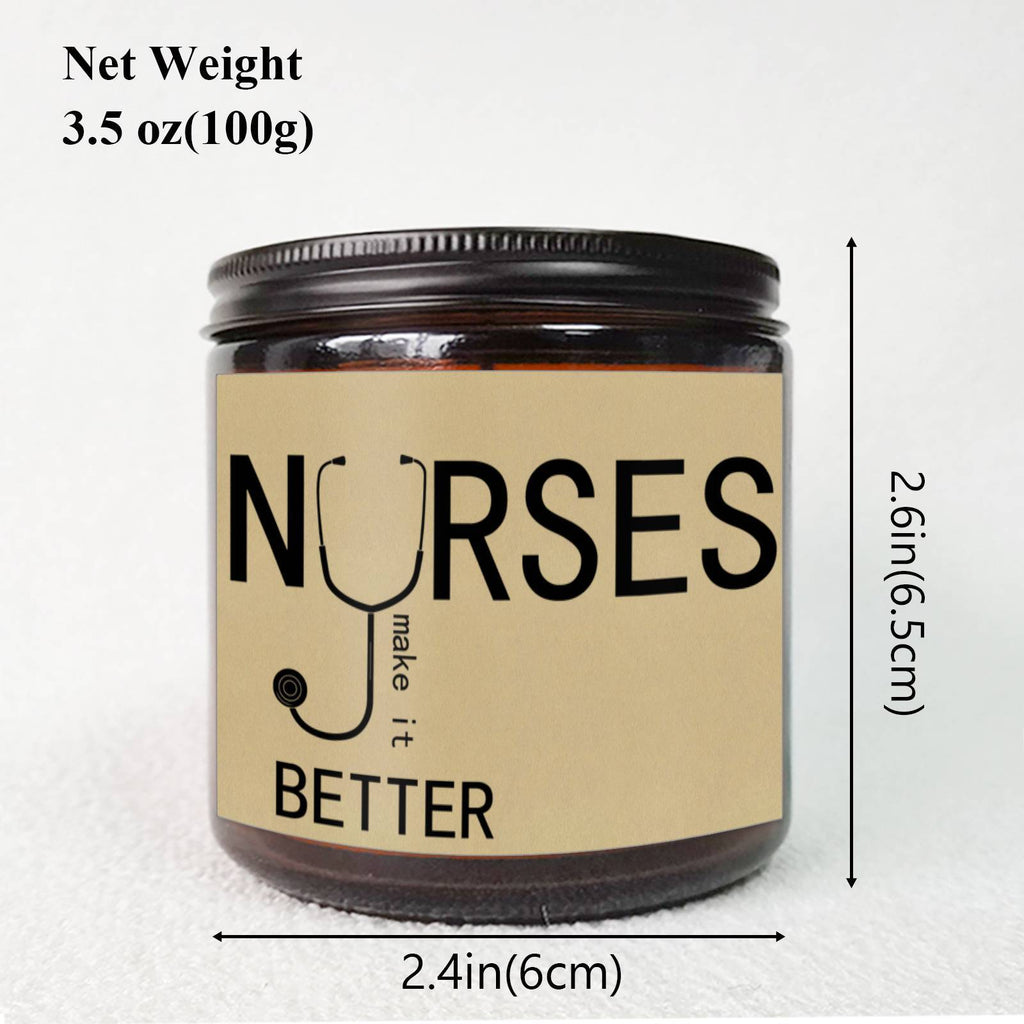 Lavender Scented Candle 5.3oz - Perfect Nursing Appreciation Gift for Men & Women, Ideal for Nurse Practitioners, Paramedics, Students - Unique Present for Birthdays, Thanksgiving, Graduation Lootquake LLC