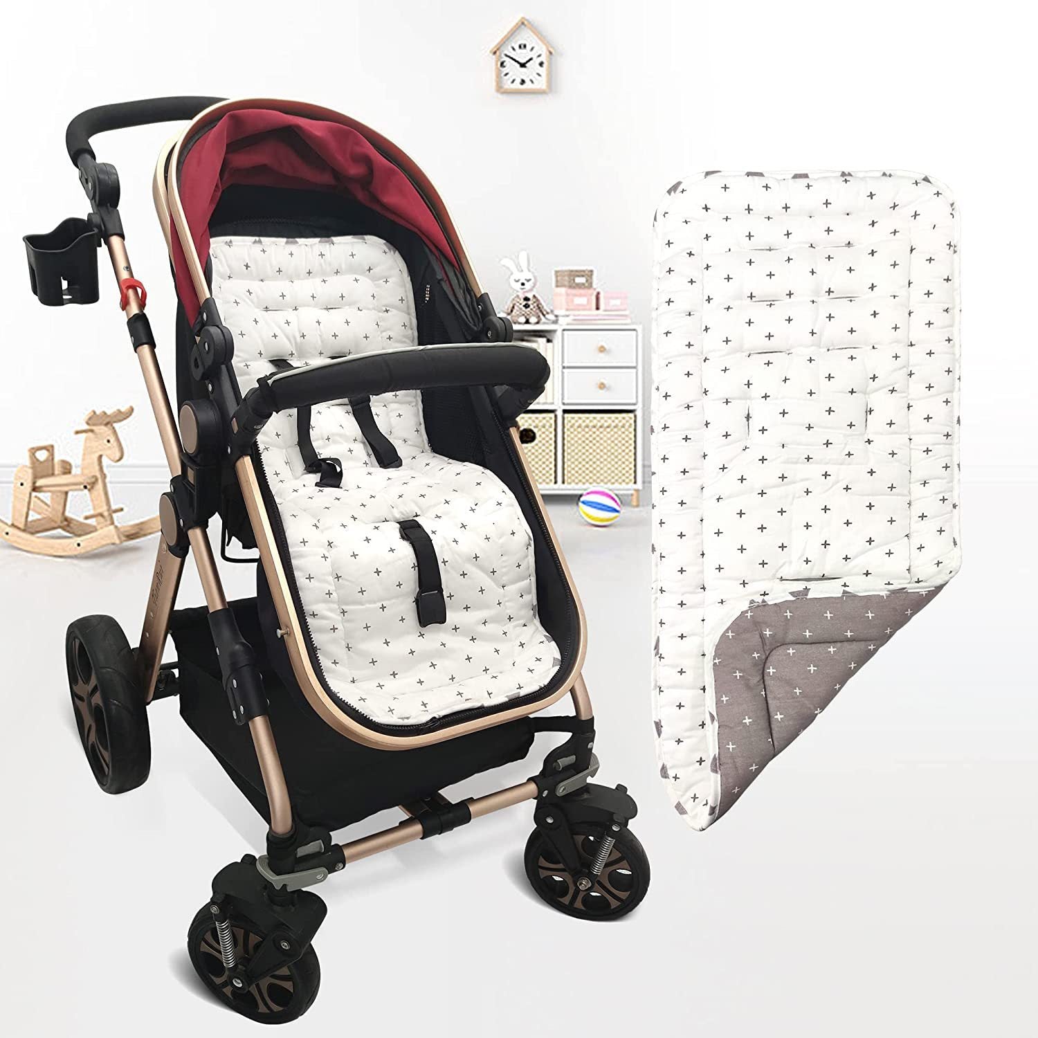 Baby Stroller Pad Cotton Mattress Pi-Mart