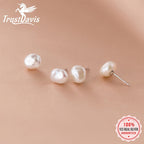 Baroque Pearl Stud Earrings Pi-Mart