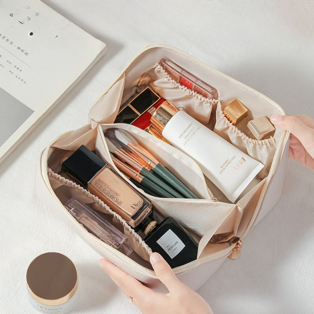 Makeup bag organizers,stylish cosmetic bag, large capacity portable versatile travel products toilet bag woman, makeup bag with compartments, - SJB-DIAMOND ELITES