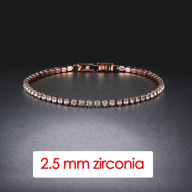 Iced Out Crystal Tennis Bracelet Pi-Mart