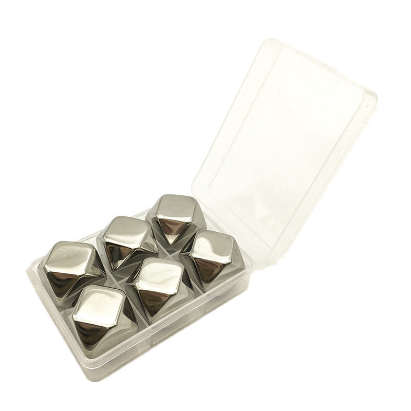 Stainless Steel Ice Cube Rhombus Quick-frozen Cold Wine Pi-Mart