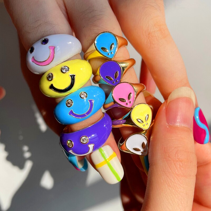 Colorful Sweet Trendy Ring - SJB-DIAMOND ELITES