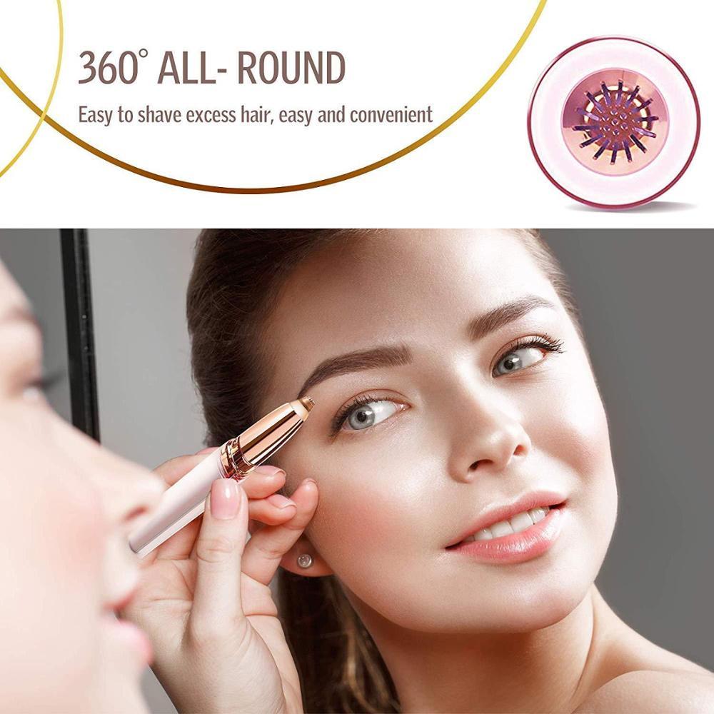 Eyebrow Epilator Maquiagem Profissional Completa Trymer Do Brwi Eye Brow Trimmer For Rasoir Visage Femme Make Up Eye Brow Shaper Lootquake LLC