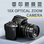 KOMERY W2 Digital Camera, Featuring A 64MP Camera with 10x Optical Zoom And Autofocus, Suitable for Photography And Video, Ideal for YouTube 4K Video Blogging, Comes with Flash, WiFi Connectivity, 64GB SD Card, 2 Rechargeable Lootquake LLC