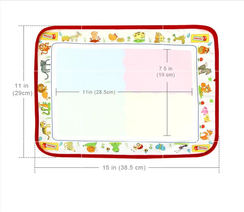 Baby Kids Drawing Water CDarpet with Magic Pen Doodle Painting Picture Water Drawing Play Mat in Drawing Toys Board Gift - SJB-DIAMOND ELITES