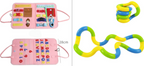 New Busy Book Children's Busy Board Dressing And Buttoning Learning Baby Early Education Preschool Sensory Learning Toy Pi-Mart