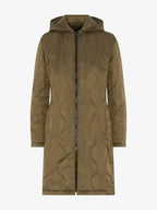 Quilted Down Jacket - Lightweight Hooded Coat | Femstylo