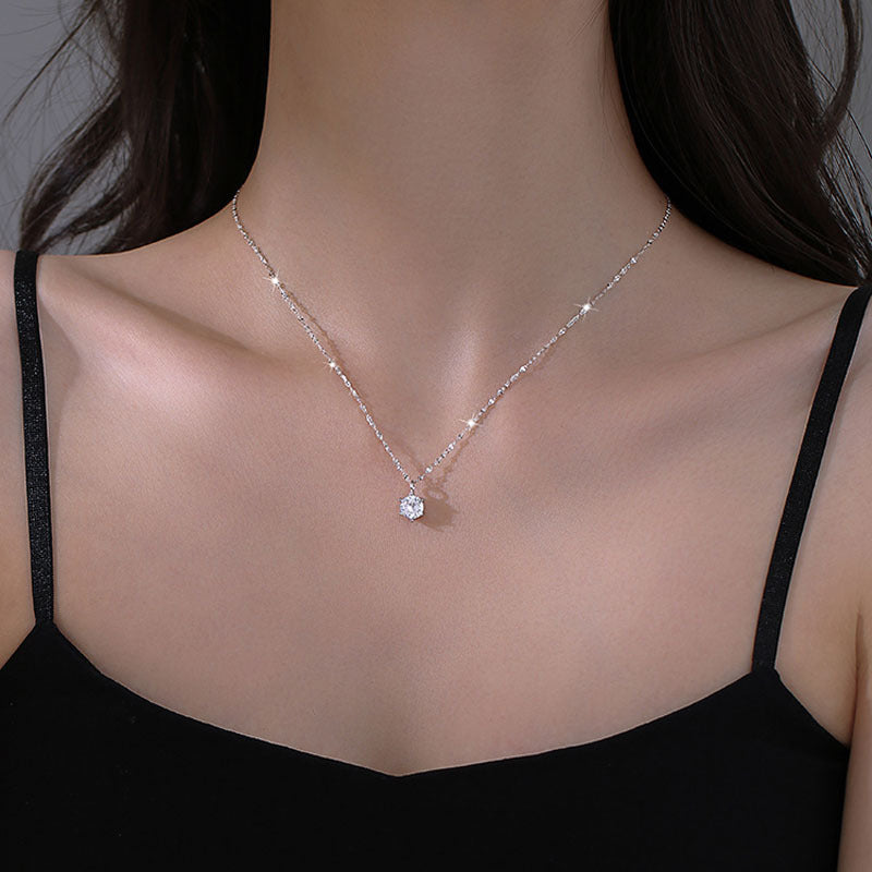 Women's Fashion Copper Pendant Necklace Pi-Mart