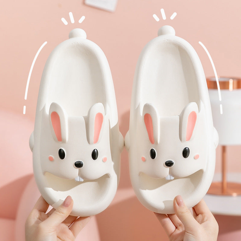 Cute Rabbit Slippers For Kids Women Summer Home Shoes Bathroom Slippers Pi-Mart