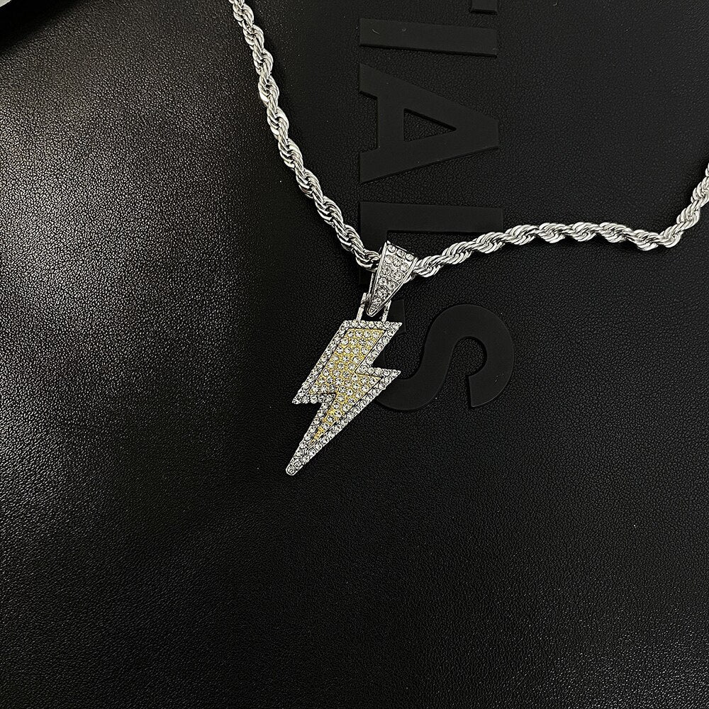 Lightning Pendant Necklace Pi-Mart