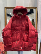 Plus Size White Duck Down Loose Down Jacket Pi-Mart