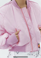 European And American Style Cotton Coat Short Bread Jacket Women's Bomber Jacket Pi-Mart