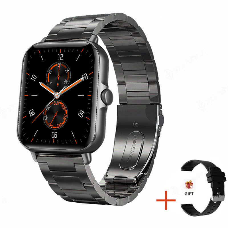 Bluetooth Talk Smartwatch 1.69 Color Screen Voice Assistant Blood Pressure Heart Rate Pi-Mart