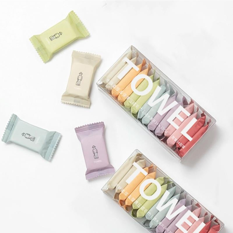 Compressed Towel Portable Pure Cotton Disposable Face Washing Pi-Mart