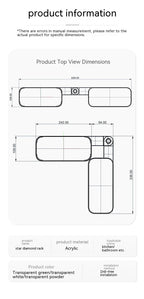 Bathroom Wall-mounted Multi-function Rotating Storage Rack Pi-Mart