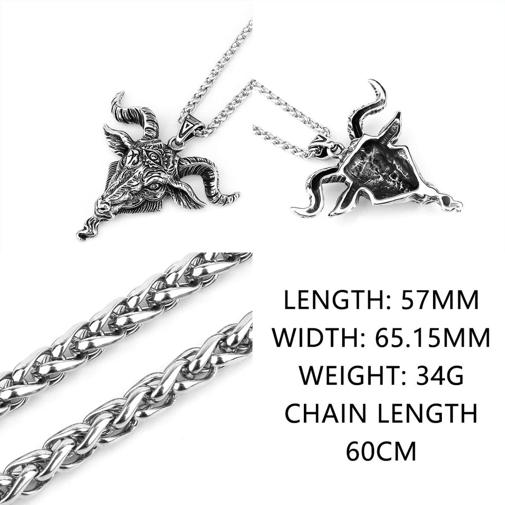 Stainless Steel Viking Necklace Pi-Mart