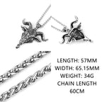 Stainless Steel Viking Necklace Pi-Mart