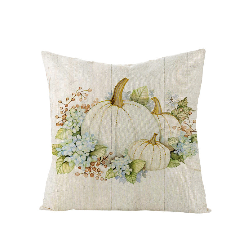 Linen Cushion  Office Sofa Cushion Cover Pi-Mart
