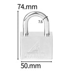 The Padlock Of The White Steel Electric Meter