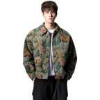 New Chinese Style Men's Clothing Trendy Casual Printed Jacket Men's Styles Domineering and Trendy Styles Pi-Mart